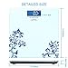 Hippih Digital Body Weight Bathroom Scale with Step-On Technology 400 Pounds, Tempered Glass, Digital Weight Scale Backlit LCD Display D-016