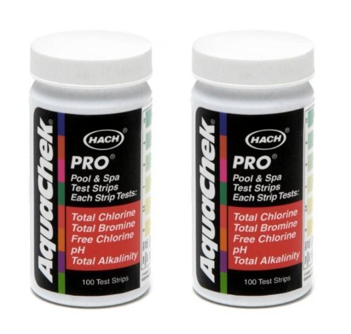 image for Garden & Patio 2) Aquachek 511710 Pro Swimming Pool Spa 5 in 1 Test Ki