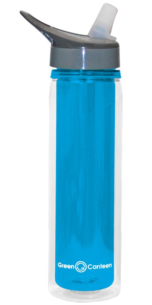 green canteen double wall plastic tritan hydration bottle