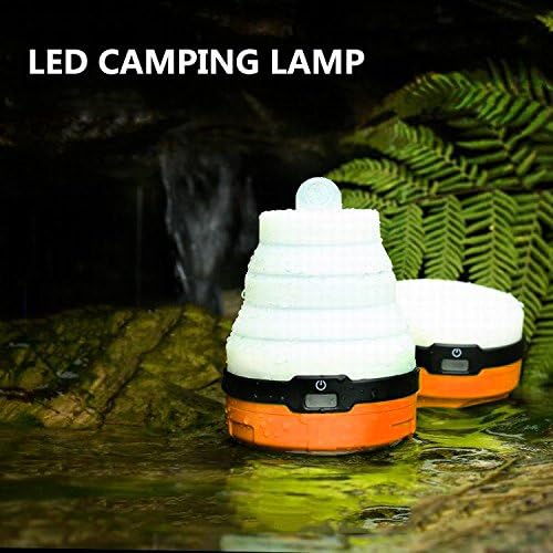 LED Camping Lantern Tent Lamp Collapsible Emergency Light for Night, Hiking, Fishing, Outage, Outdoor