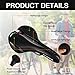 GYMTOP Comfortable Bike Seat-Waterproof Bicycle Saddle with Relief Ergonomics Design for Mountain Bikes,Universal Riding Bikes,Men and Womenthumb 1