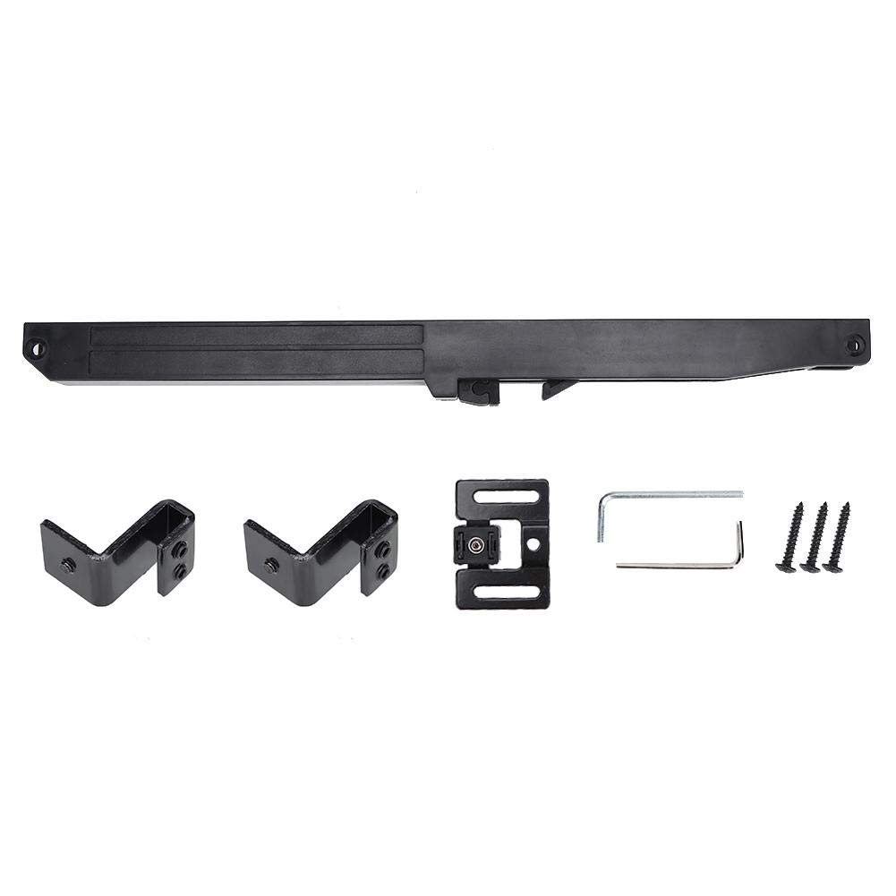 Buffer Damper- Adjustable Lift Sliding Door Buffer Damper for Sliding Barn Door (Black)