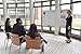 LUXOR Mobile Dry Erase Double-Sided Magnetic Whiteboard with Aluminum Frame and Stand - 72