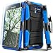 Evocel Generation Series Phone Case Compatible with Kyocera Hydro View (C6742), Hydro Reach (C6743), Hydro Shore featuring HD Screen Protector and Belt Clip Holster, Blue