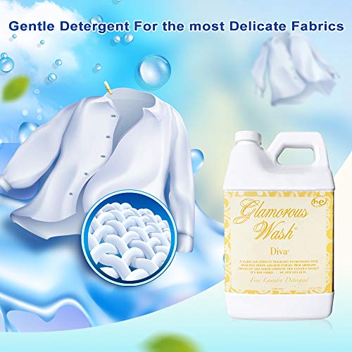 TYLER DIVA Glamorous Wash Laundry Detergent 64oz/Half gallon (Bundled