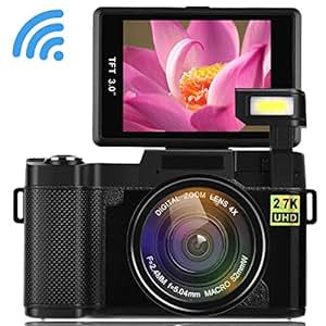 Amazon.com : Seree Digital Camera Camcorder WiFi Vlogging