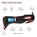 Suaoki Digital Tire Pressure Gauge 150 PSI with 5 in 1 Rescue Tools of LED Flashlight, Car Window Hammer, Seatbelt Cutter, Red Safety Light and Tire Gauge for Car, Motorcycle