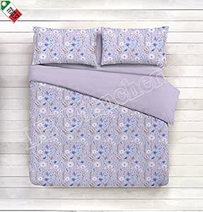 Trébol-Juego de cama: edredón 140 x 200 cm tamaño " "Flora flores y