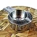 ChefsGrade Stainless Steel Measuring Cups - Highly Polished Exterior, Satin Interior, 6 Piece Set