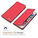 B BELK Case for iPhone X, Premium Leather [Ultra Slim] Flip Wallet Cover Case [Stand Feature] [Card Slots] [Magnetic Closure]