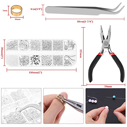 image for Jewelry Making Supplies, Cridoz Jewelry Repair Kit Jewelry Fixing Kit 