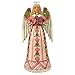Enesco Jim Shore Heartwood Creek Angel w/Heart Cancer Awareness
