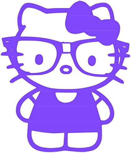 Nerdy Kitty Vinyl Sticker Decal