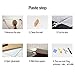 Masione 20Packs 3D Self-Adhesive Wall Panels Faux Foam Bricks Wallpaper for TV Walls/Sofa Background Wall Decor White 58.13 sq.ft