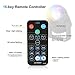Sunnest 3W Stage Strobe Lights, LED Disco Party Lights Sound Activated with RGB Rotating Disco Ball Remote Controller for Home Bar Wedding Dance Parties, 7 Lighting Color & 3 Modes