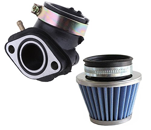 Podoy 39mm Air Filter with Intake Manifold for GY6 110cc 125cc 150cc Moped Scooter Atv Dirt Bike Motorcycle Go Kart