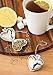 Fox Run 5123 Heart Tea Infuser, Stainless Steel, Set of 2