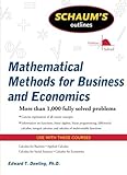 Image de Schaum's Outline of Mathematical Methods for Business and Economics (Schaum's Outlines)
