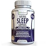 BioGanix Natural Sleeping Aid Pills - OTC Herbal Formula - Sleep Better & Get Relief From Insomnia, Anxiety & Stress/w Melatonin, 5-HTP, Magnesium, L-Theanine, GABA & L-DOPA