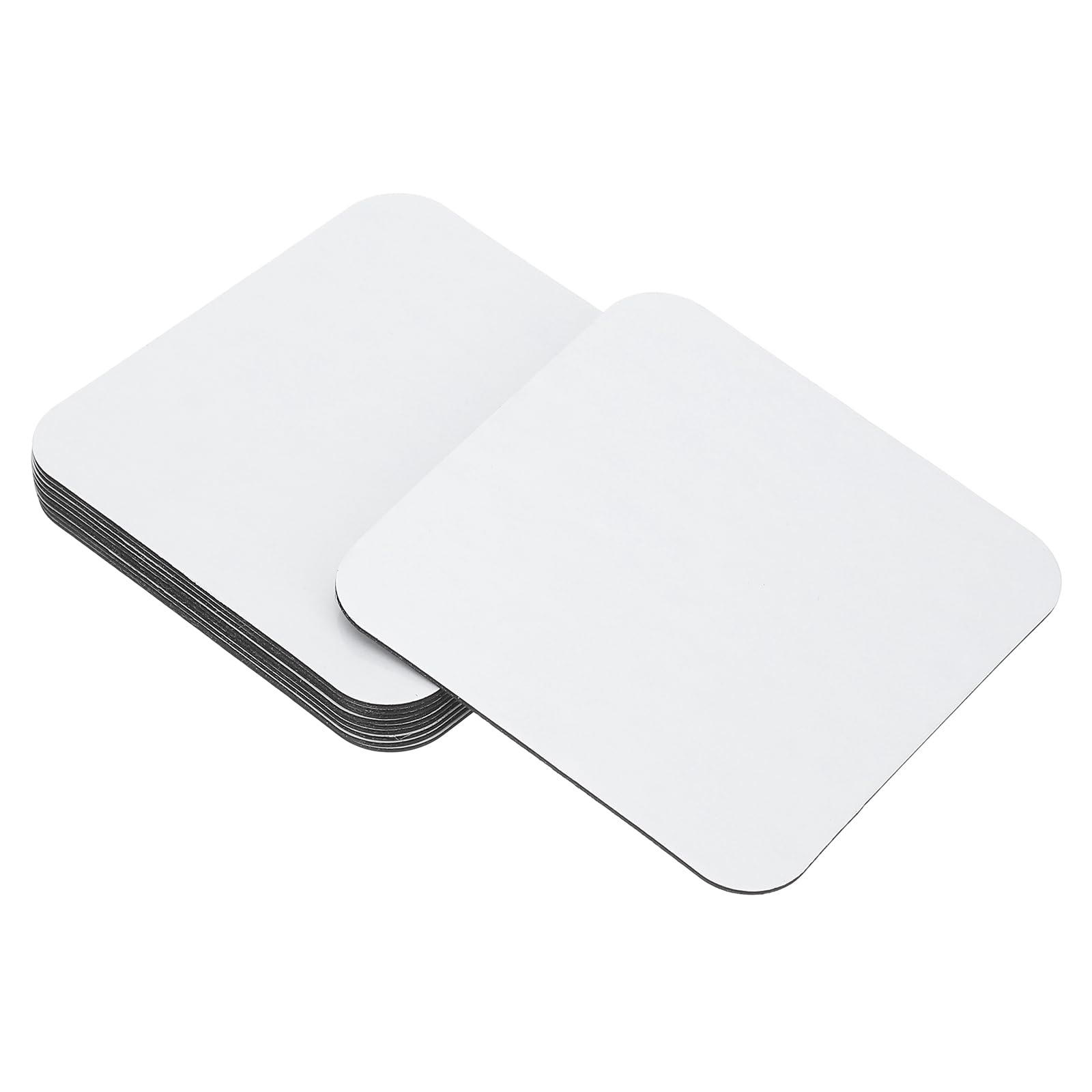 PATIKIL 3.7x3.7 in Sublimation Magnet Blanks, 10pcs Sublimation Blanks Products Personalized Refrigerator Magnets for Kitchen Fridge Home Decor, Square