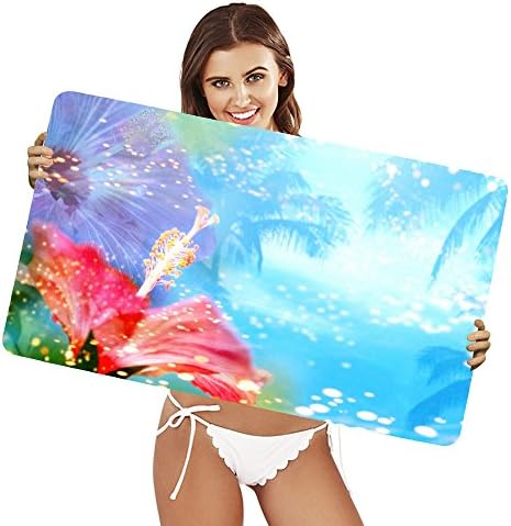 XtremePads [ Extra Large Gaming Desk Mouse Mat / Pad ] - ( Artistic Tropical Sunny Flower Splendor Colorful Pastel )