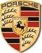 New Genuine OEM Porsche WAP013002 Sticker Crest (65Mm X 53Mm Stick On Logo) Z De