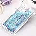 iPhone 6s plus case,iphone 6 plus case, liujie Liquid Cool Quicksand Moving Stars Bling Glitter Floating Dynamic Flowing Case Liquid Cover for Iphone 6s plus 5.5inch (blue)