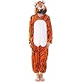 yolsun Kids Animal Halloween Costume, Deluxe Kids Onesie Dress up for Boys&Girls
