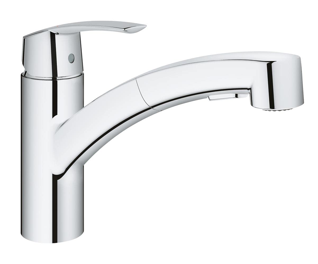 GROHE Start Pull-Out Spray Single-Lever Basin Mixer Chrome 30307000