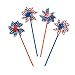 Fun Express American Flag Patriotic Pinwheels (36 per Order) Fourth of July Party - Patriotic Party Decorations