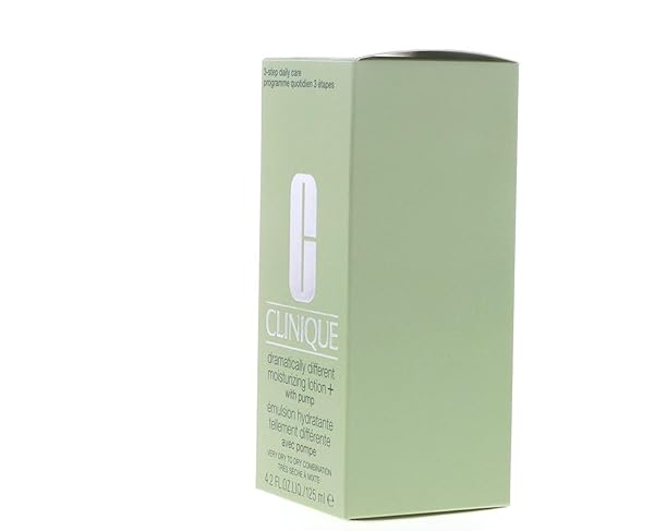 CLINIQUE 3-STEP DRAMATICALLY DIFFERENT MOISTURIZING LOTION+ | FACE MOISTURIZER FOR DRY TO DRY COMBINATION SKIN TYPES | WITH GLYCERIN | HYDRATING, 4.2 FL OZ