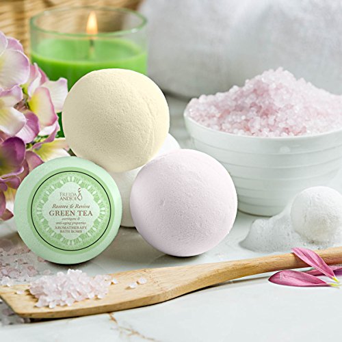 Luxury Aromatherapy Bath Bombs Deep Body Relaxation Deluxe Gift Set