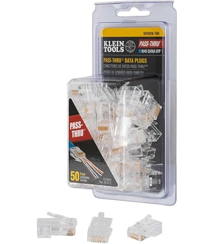 あおこ Amazon.com: Platinum Tools Shielded CAT6A Flex Connector 1