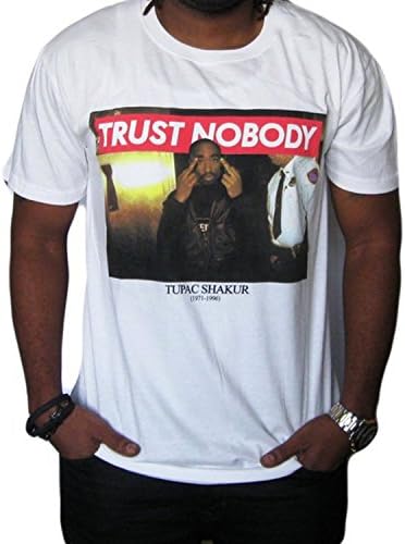 Tupac Shakur ' Trust Nobody' Mens Graphic T-Shirt (M)