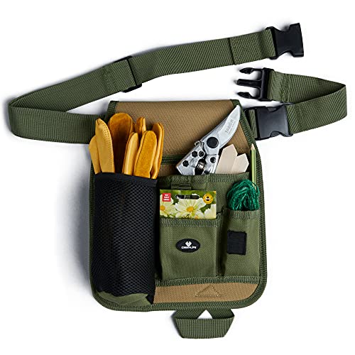 Case4Life Unisexe Pratique Jardinage Fleuriste Taille Sac de Ceinture à Porte-outils Poche Titulaire - Garantie à vie