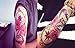 Dalin 4 Sheets Temporary Tattoos, Skull, Bull