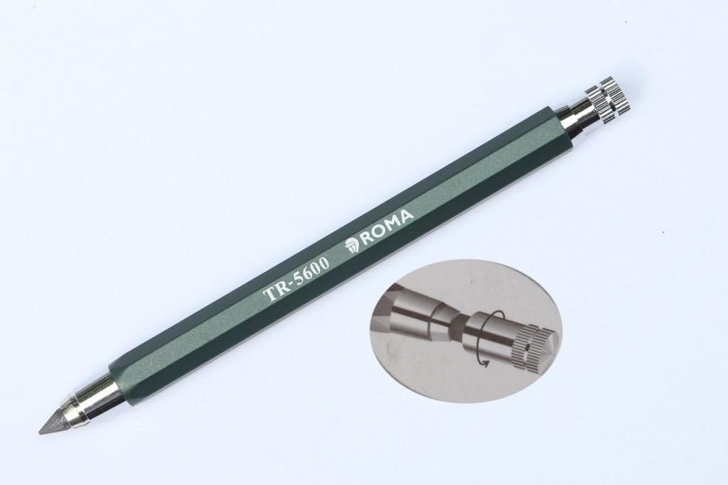New 1 PCS 5.6mm Lead Holder Mechanical Sketching Pencil Sketch and Drawing, Green/ Red /Blue