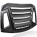 Opall Rear and Side Window Louver Windshield Sun Shade Cover for Ford Mustang 2015~2021 in GT Lambo Style Custom Fit ABS Matte Black (S)…