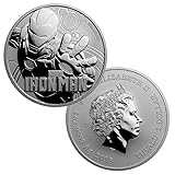 2018 Tuvalu 1 oz .999 Silver Marvel Series Iron Man BU $1 Brilliant Uncirculated
