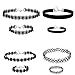 Prohouse(TM) Womens Vintage Black Lace Daisy Punk Gothic Tattoo Choker Necklace and Bracelet-4 Sets
