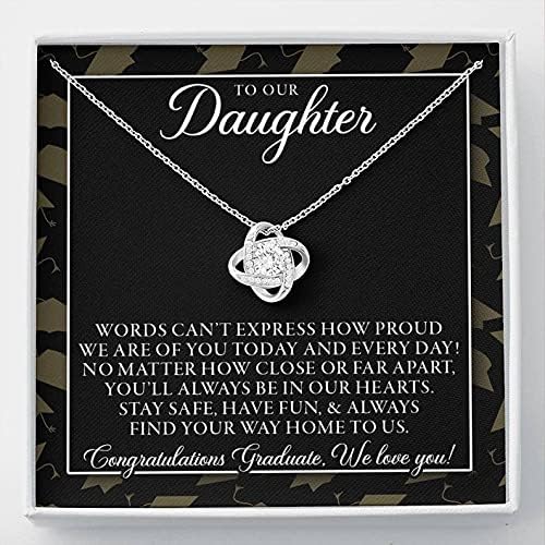 Amazon.com: AZGifts Daughter Necklace, Daughter Quote, Unique Gift Idea