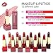 12 Color Matte Lipstick Set Waterproof, Long Lasting, Glide Smoothly, Pack of 12