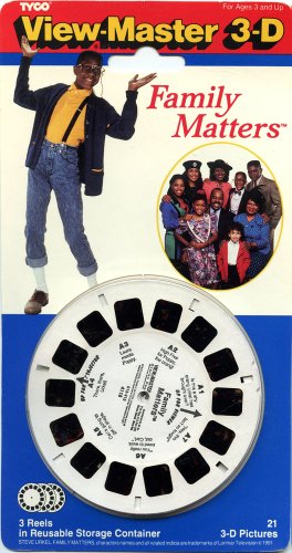 ViewMaster Family Matters - 3 Reels on Card - NEW