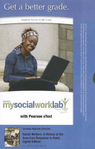 Social Welfare Mysocialworklab Access Code: A History to the American Response to Need: With Pearson eText (Mysocialworklab (Access Codes)) - Thumbnail 2