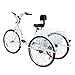 Iglobalbuy 26 Inch Adult Tricycles Series 7 Speed 3 Wheel Bikes for Adult Tricycle Trike Cruise Bike Large Size Basket for Recreation, Shopping,Exercise Men’s Women’s Bikethumb 3