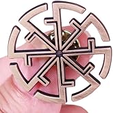 Svitovit Pagan Slavic Symbol Viking Rune Norse Celtic Mythology God Thor Odin 1.2" Enamel Pin Badge