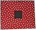 American Crafts Cloth D-Ring Album, 12 by 12-Inch, Cardinal