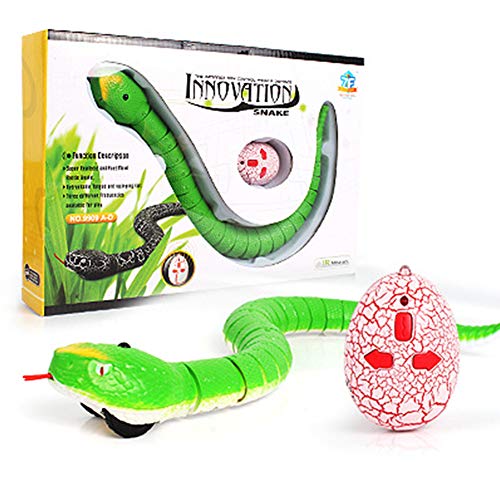 Studyset RC Toy Rechargeable Remote Control Snake Realistic Simulation Toys for Children Green