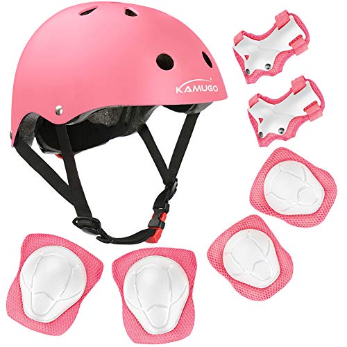 KAMUGO Kids Bike Helmet, Toddler Helmet for Ages 28 Boys Girls with
