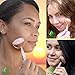 3 in 1 Anti Aging Rose Quartz Roller Therapy Kit by SilverDel - Rose Quartz Massage Roller, Silicone Facial Cleansing Brush and Terry Cloth Storage Pouch